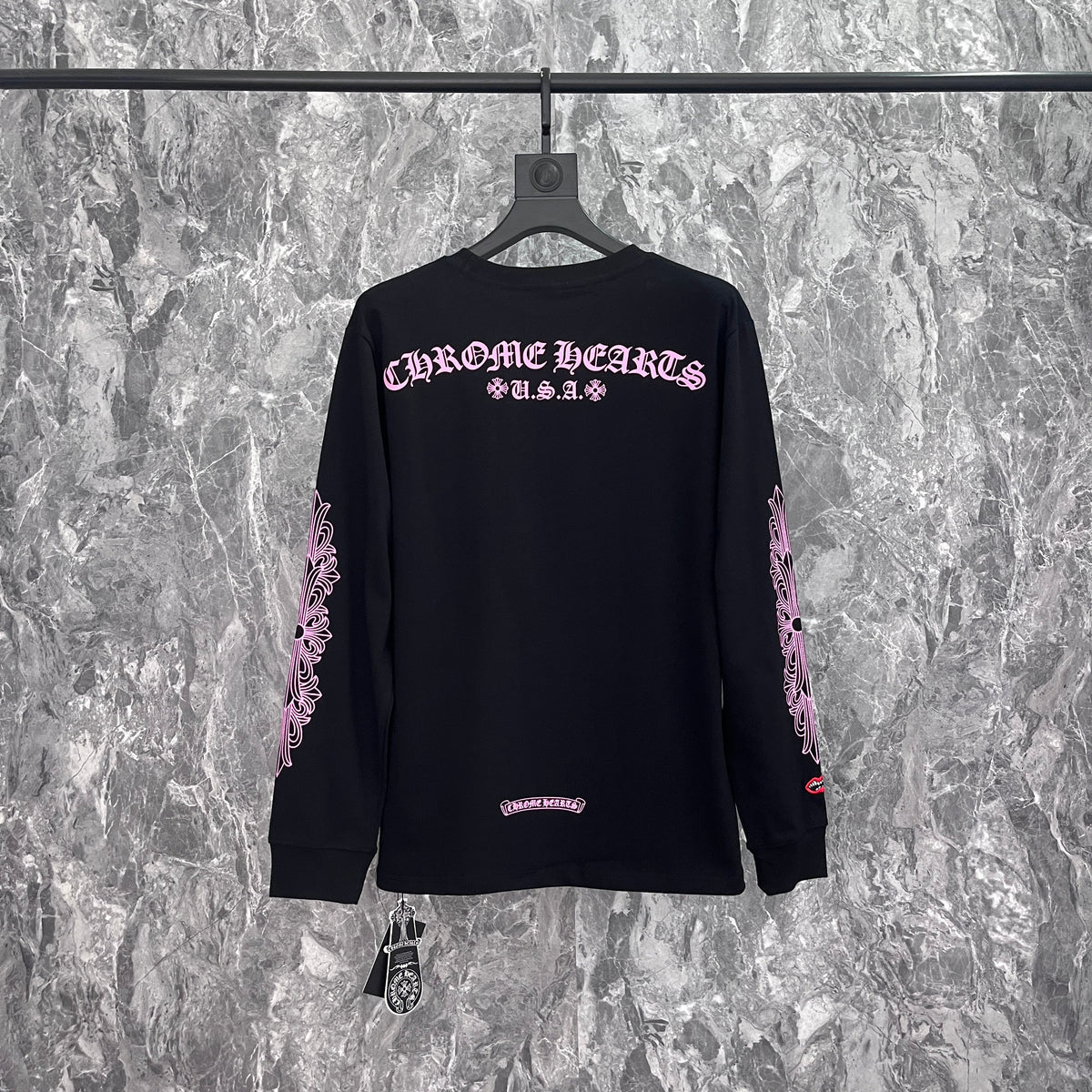 Chrome Hearts Men's Long-Sleeve T-shirt Sweatshirt K8019