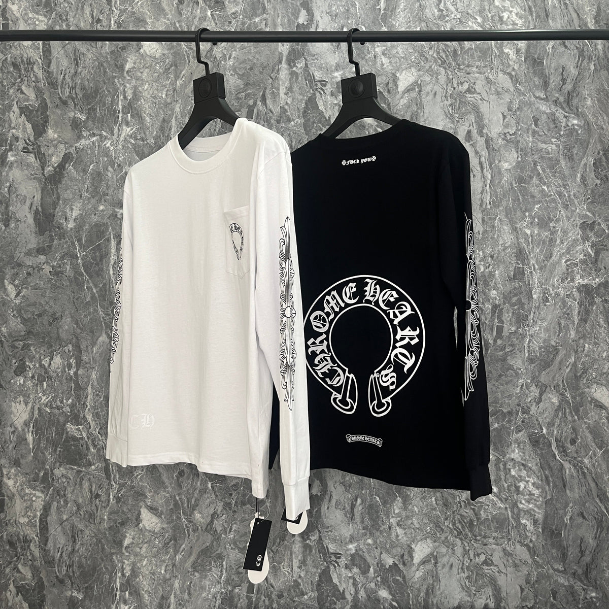 Chrome Hearts Men's Long-Sleeve T-shirt Sweatshirt K9019
