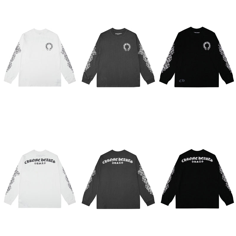 Chrome Hearts Men's Long-Sleeve T-shirt Sweatshirt K8005