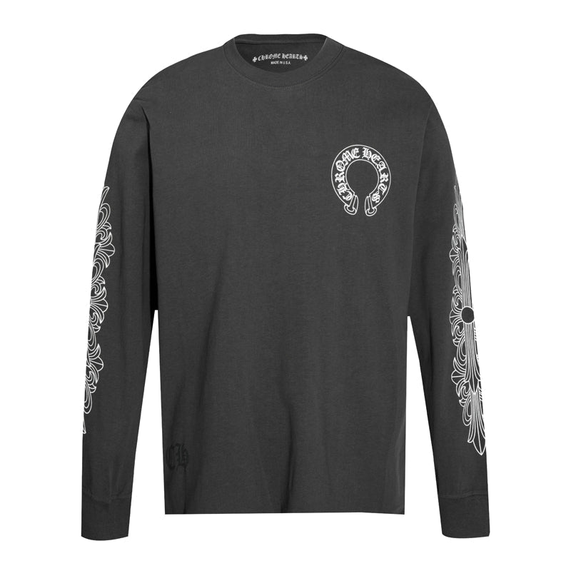 Chrome Hearts Men's Long-Sleeve T-shirt Sweatshirt K8005