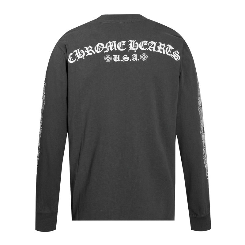 Chrome Hearts Men's Long-Sleeve T-shirt Sweatshirt K8005