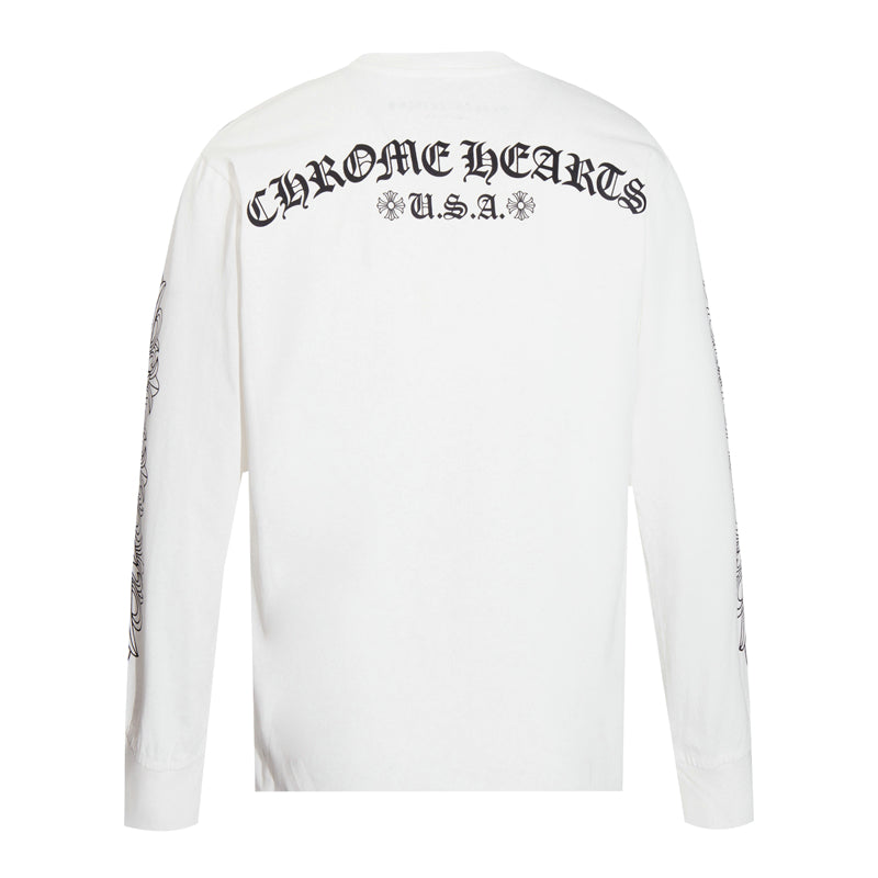 Chrome Hearts Men's Long-Sleeve T-shirt Sweatshirt K8005